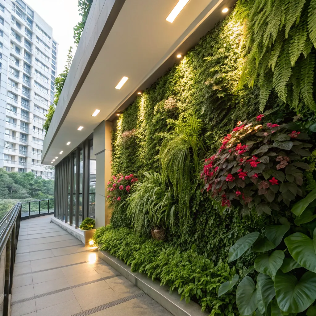 Lush Vertical Garden
